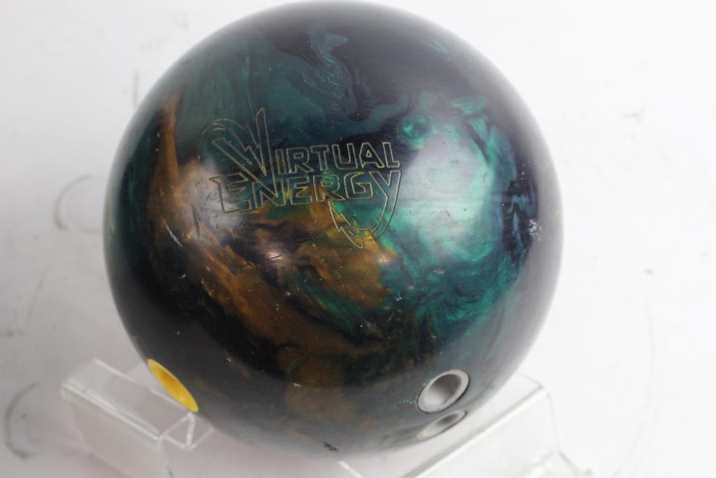 Virtual Energy Bowling Ball, Brunswick Bowling Ball Bag And Accessories