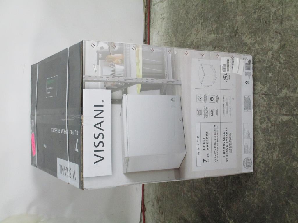 Vissani Chest Freezer Property Room