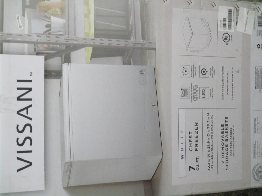 Vissani Chest Freezer Property Room