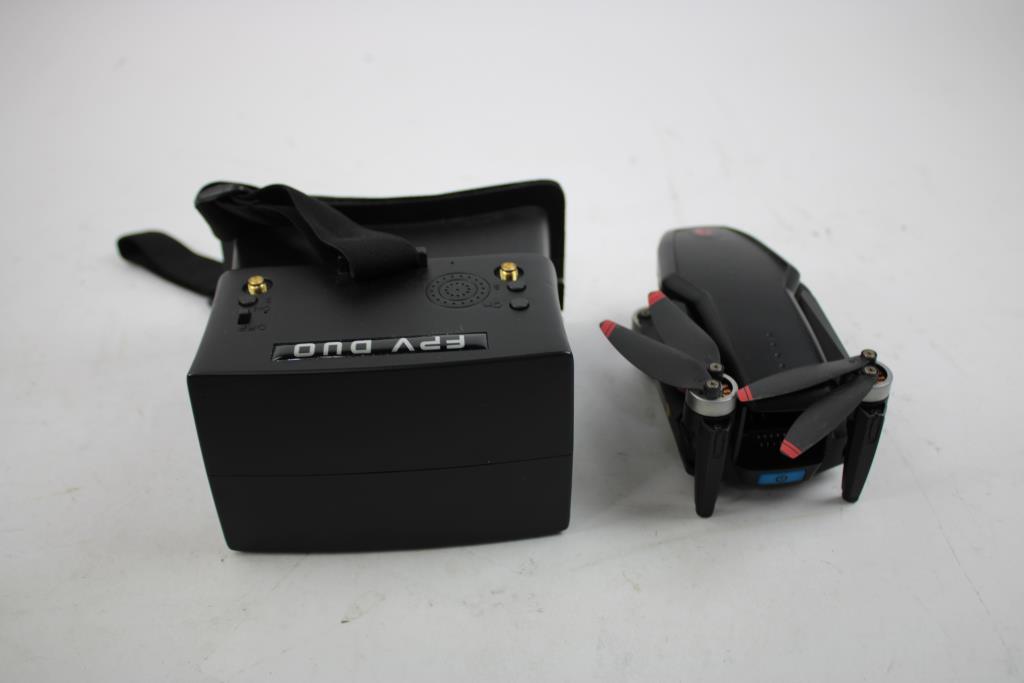 Vivitar FPV Duo Racing Drone With Remote And Flight Immersive Goggles