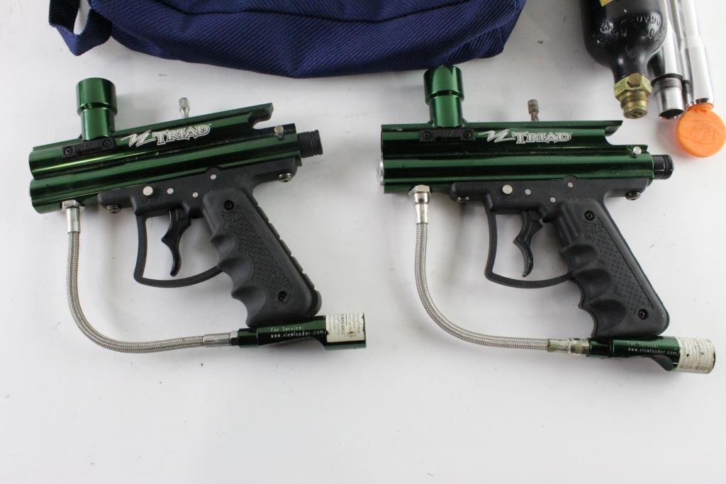 VL Triad Paintball Markers, 2 Pieces Property Room