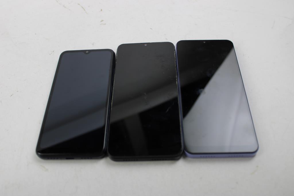 Vortex Cell Phone Lot, 3 Pieces, Sold For Parts