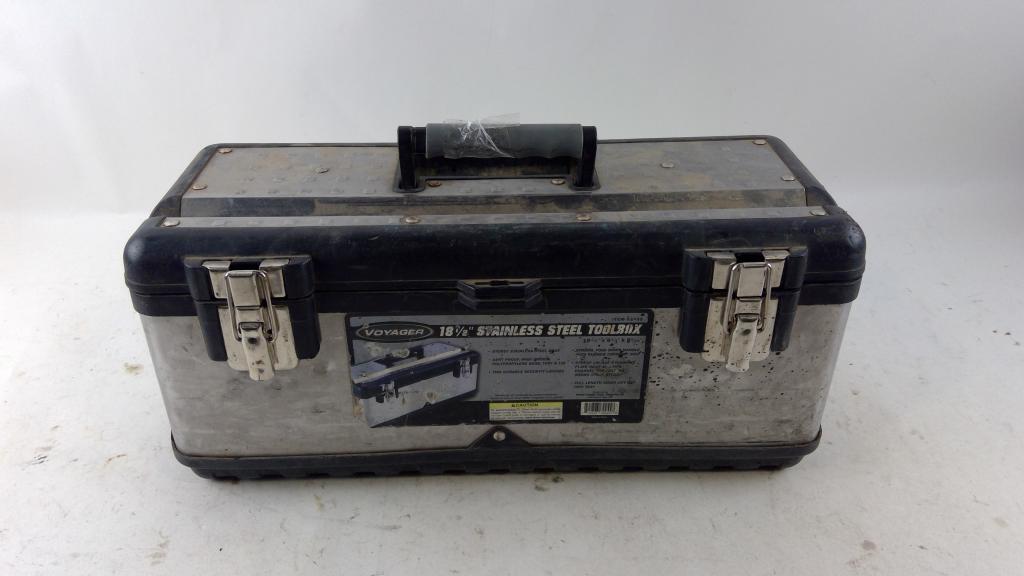 Voyager Steel Toolbox And More 10+ Pieces