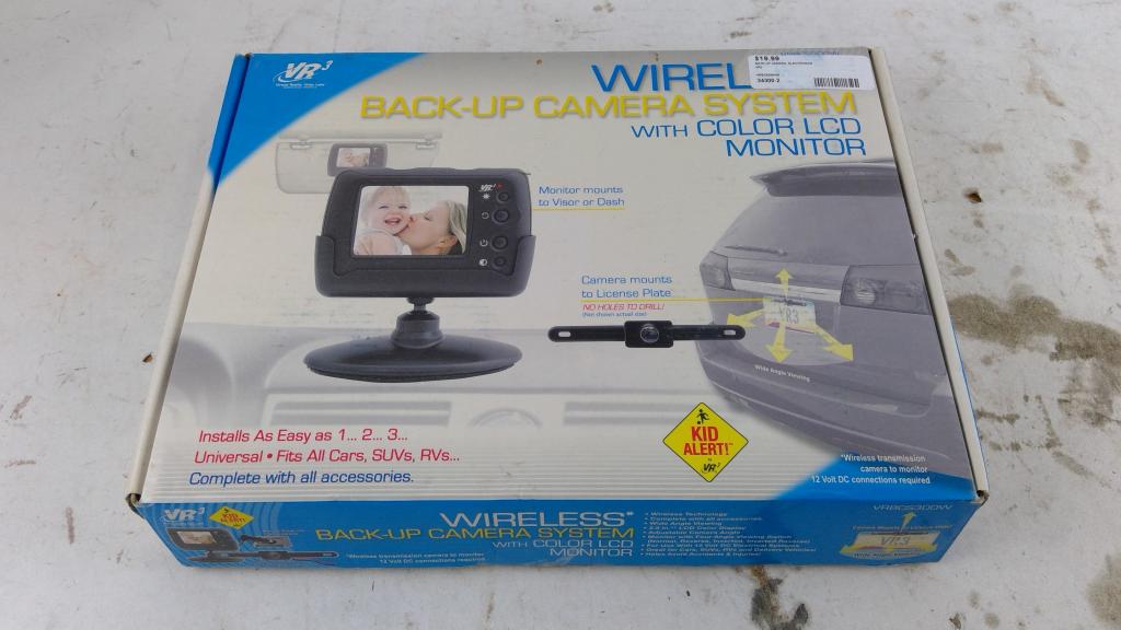 VR3 Wireless Backup Camera System
