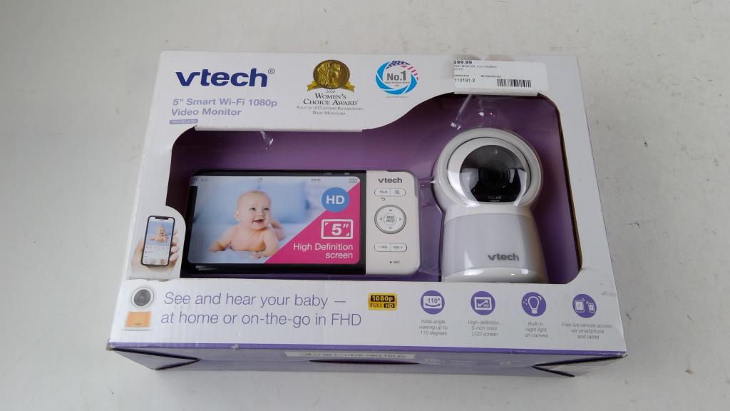 VTech 5" Smart Wifi 1080p Video Monitor