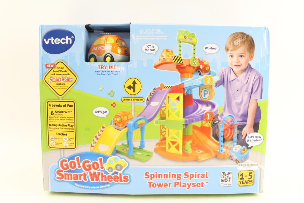 Vtech Go! Go! Smartwheels Spinning Spiral Tower Playset Property Room
