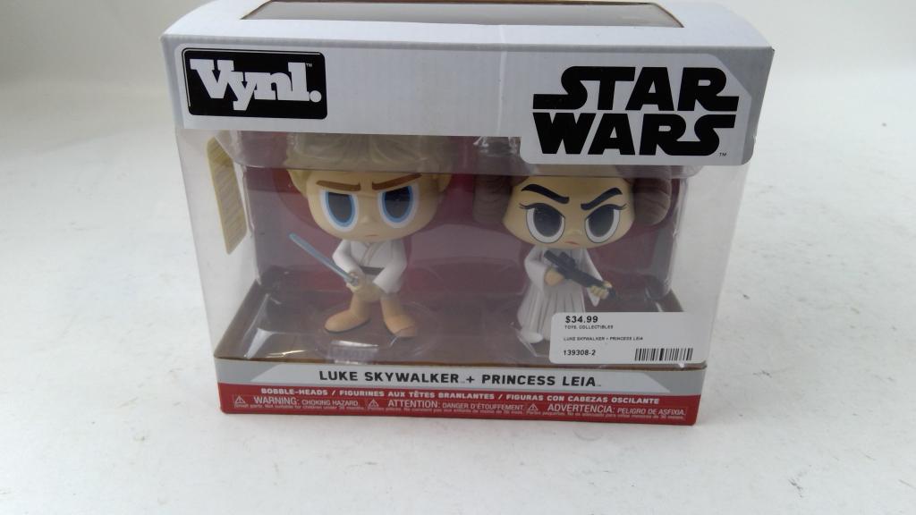 Vynl Starwars Luke Skywalker + Princess Leia