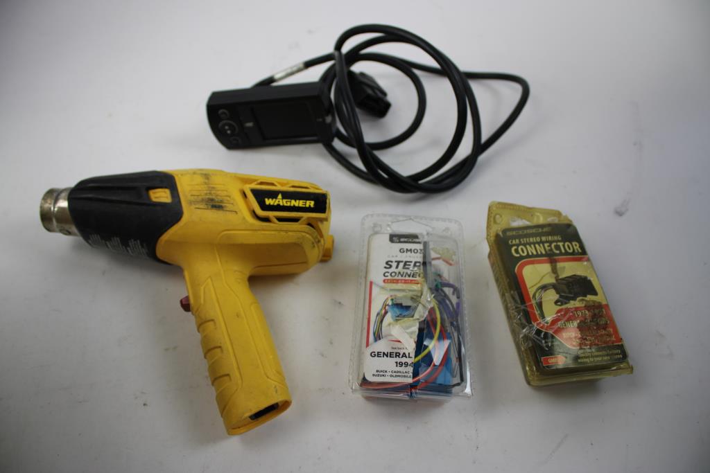 Wagner Heat Gun, Weller Soldering Station, Car Stereo Connector, And More