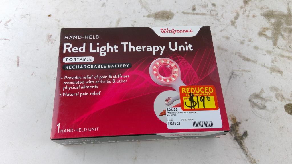 Walgreens Red Light Therapy Unit