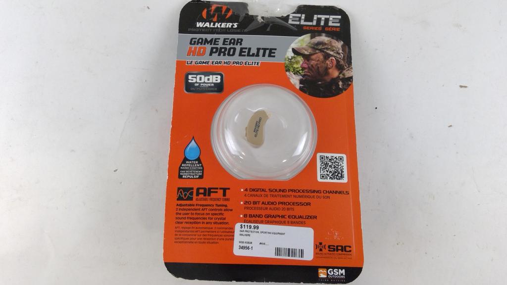 Walker Elite Game Ear Hd Pro Elite