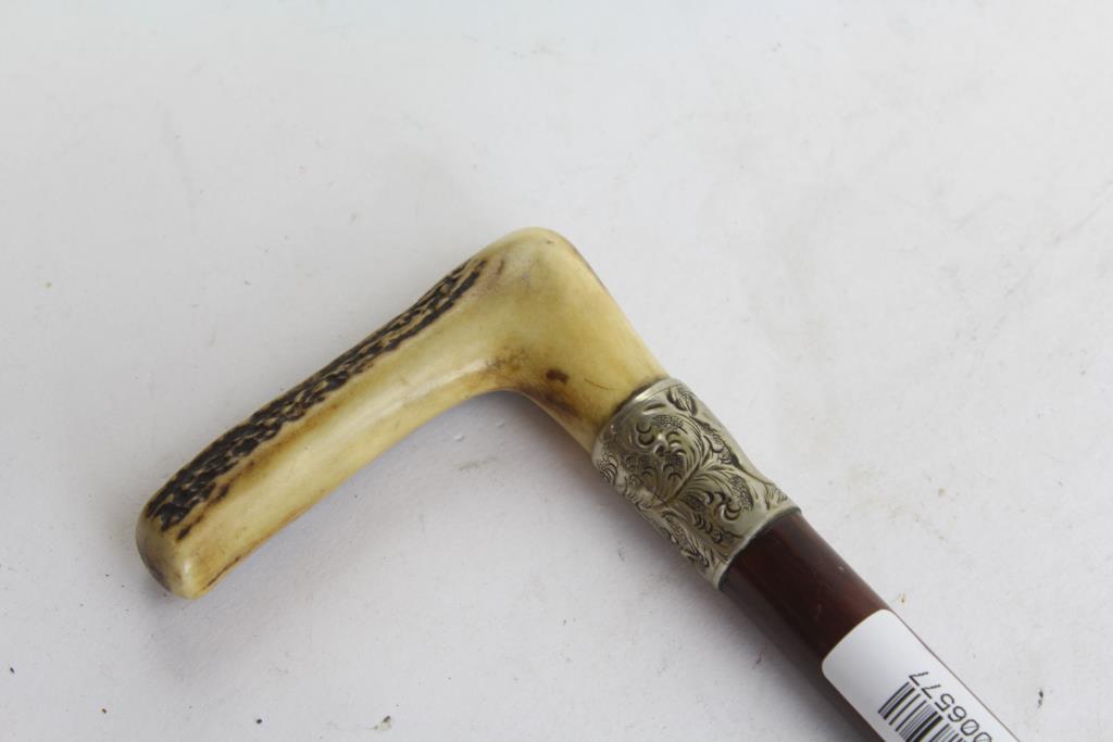 Walking Cane With Bone Handle Property Room
