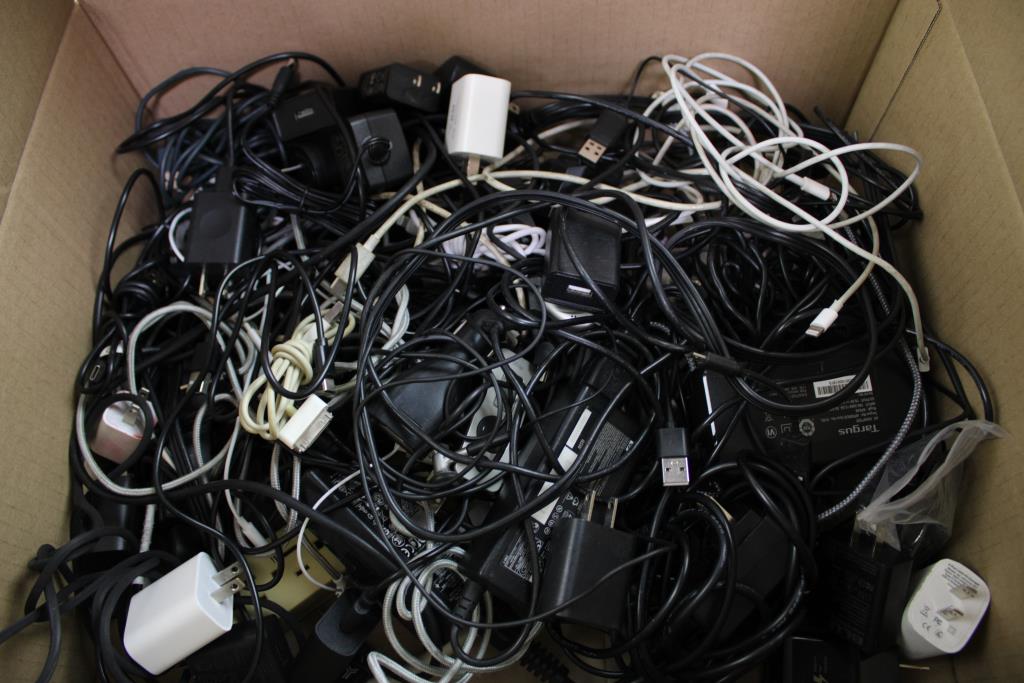 Wall Charger, Chargig Cables, & More Bulk Lot
