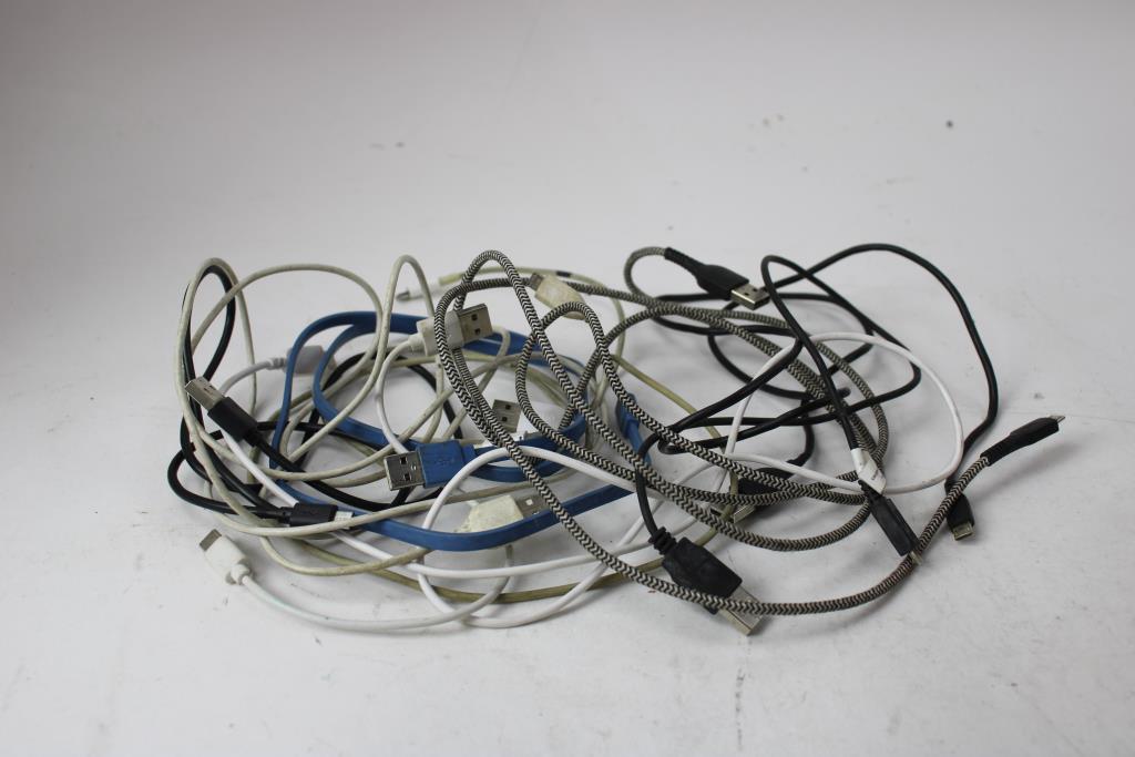 Wall Chargers, With USB, Micro USB, USB-C Cables, And More