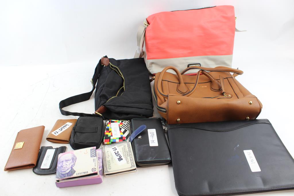 wallets and handbags