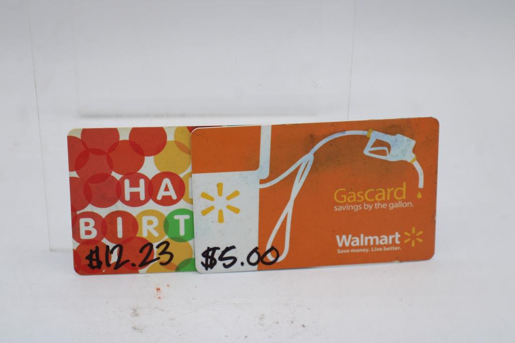 Walmart, Buffalo Wild Wings, And More Gift Cards, 6 Pieces Property Room