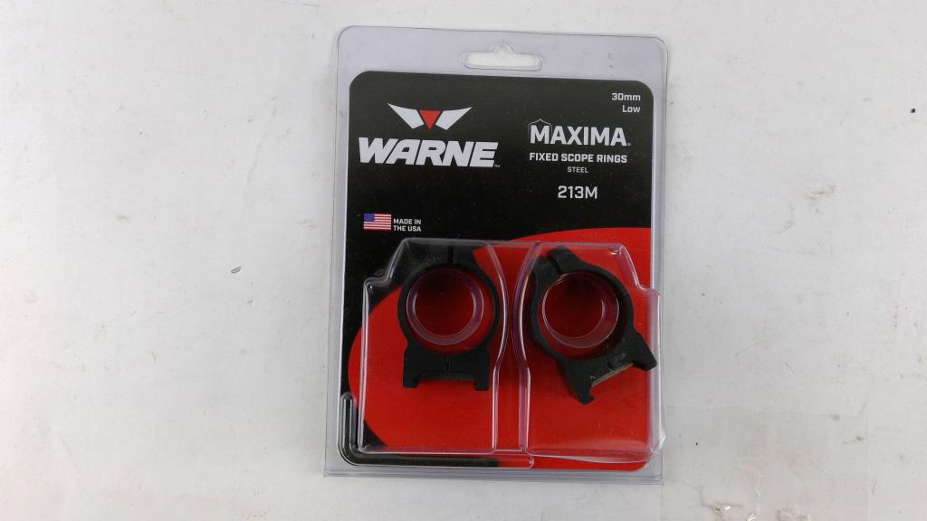 Warne Maxima Fixed Scope Rings