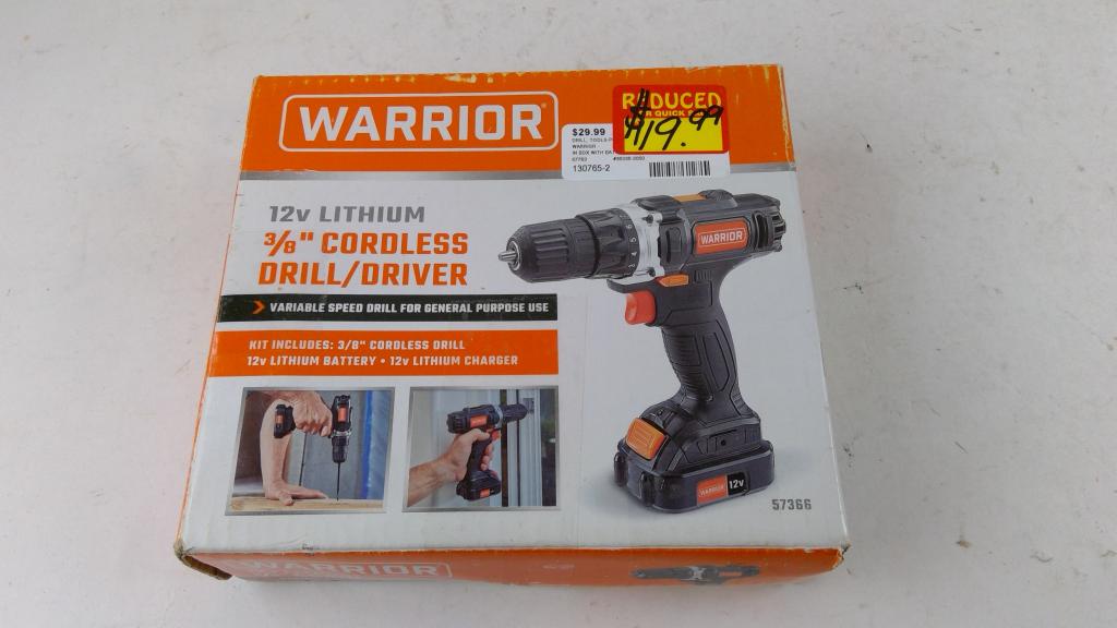 Warrior 3/8" Cordless Drill / Driver
