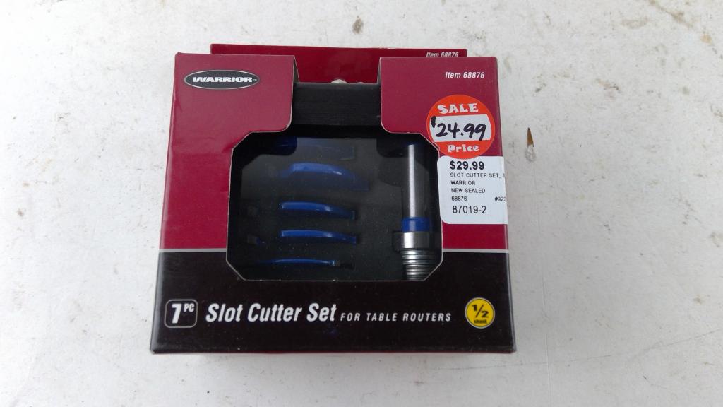 Warrior 7 Piece Slot Cutter Set
