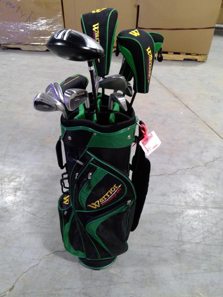 Warrior Bag With Clubs, 10+ Pieces