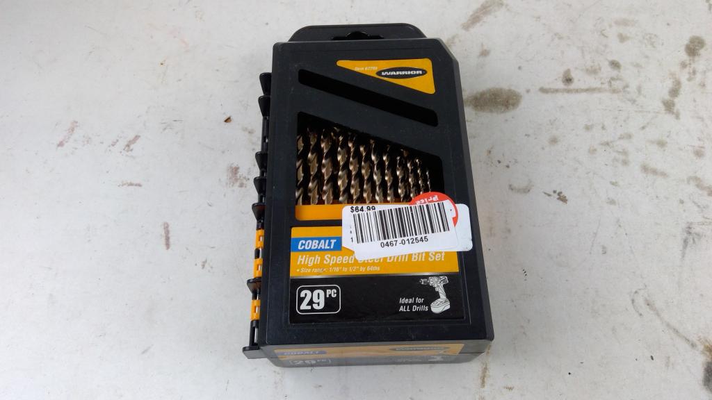 Warrior Coblat High Speed Drill Bit Set