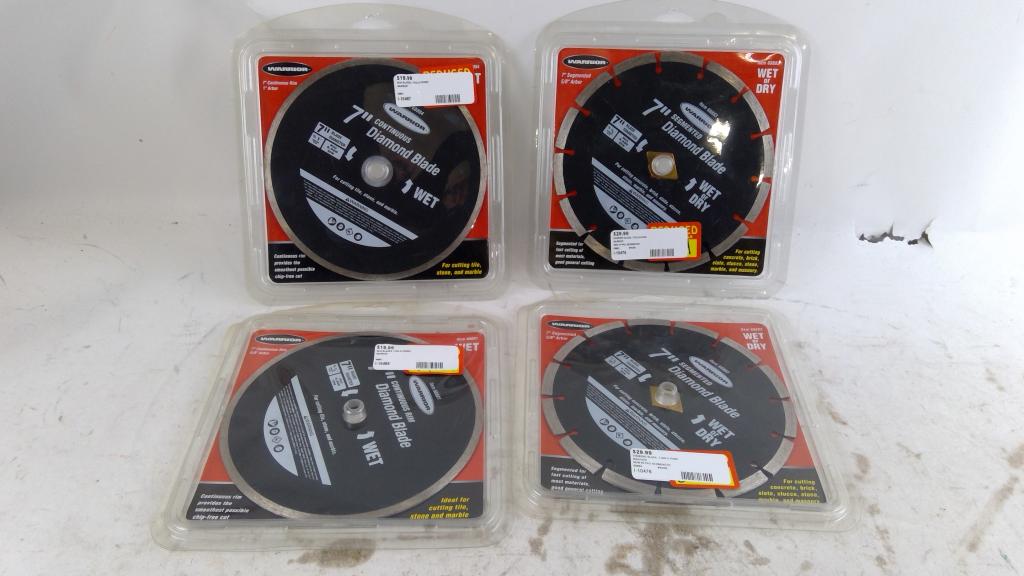 Warrior Diamond Blades 4 Pieces