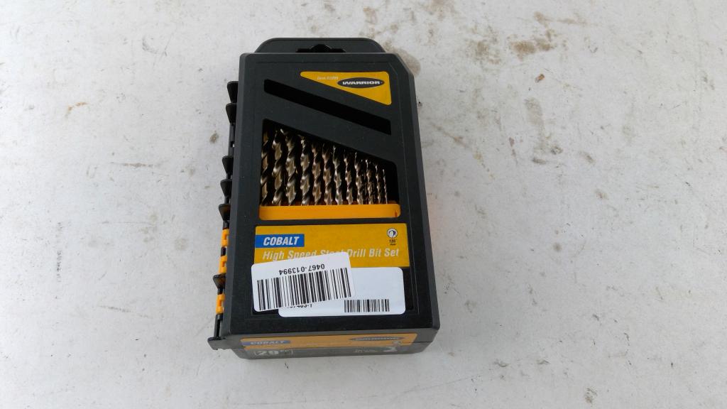 Warrior High Speed Steel Drill Bit Set