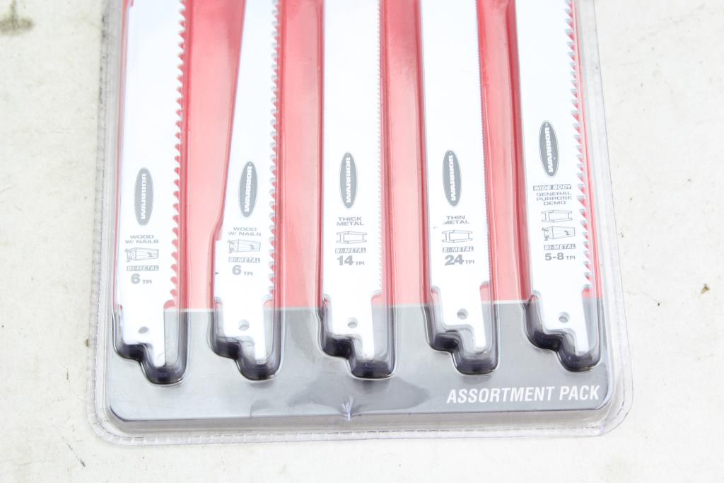 Warrior Reciprocating Saw Blades 15 Pieces Property Room