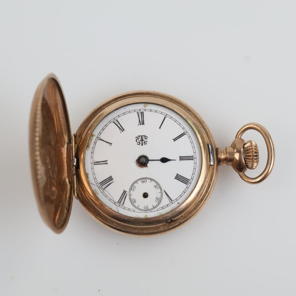 Watch Tool Co. 10kt Gold Filled Hunter Case Pocket Watch