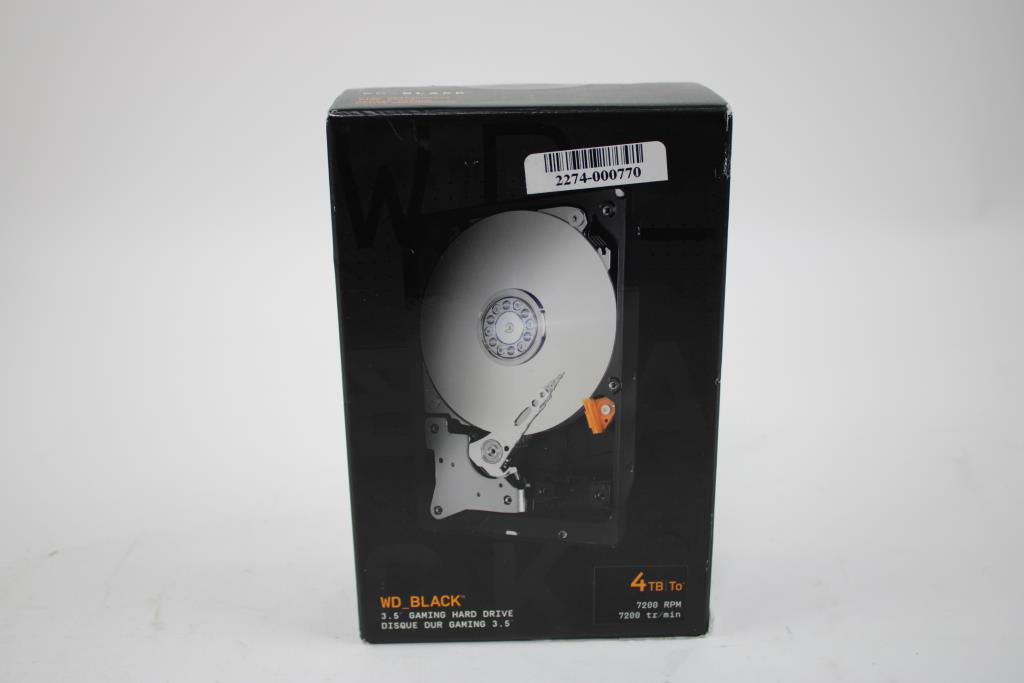 WD_Black 4TB 3.5" Gaming Hard Drive