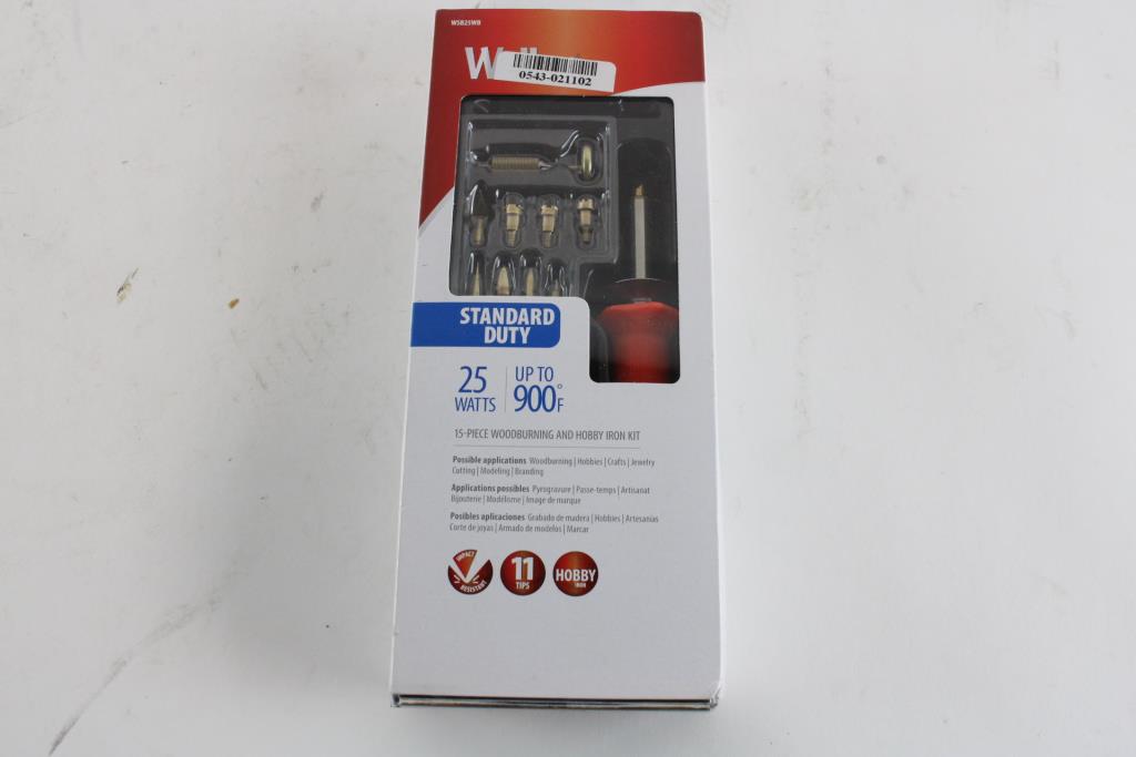 Weller Woodburning Iron Kit Property Room