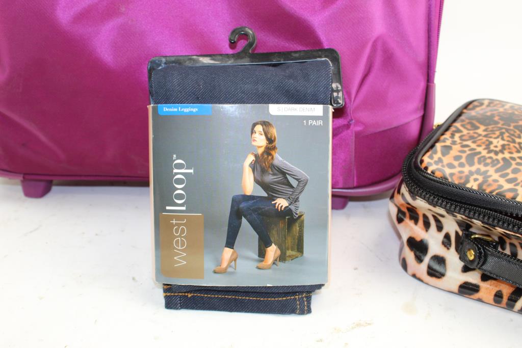 west loop denim leggings