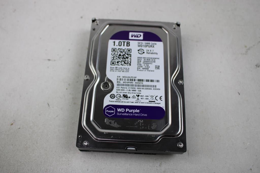 Western Digital 1.0 TB WD Purple Hard Drive
