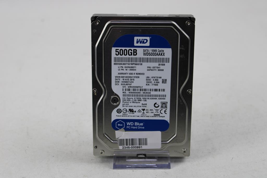 Western Digital 500GB Hard Drive