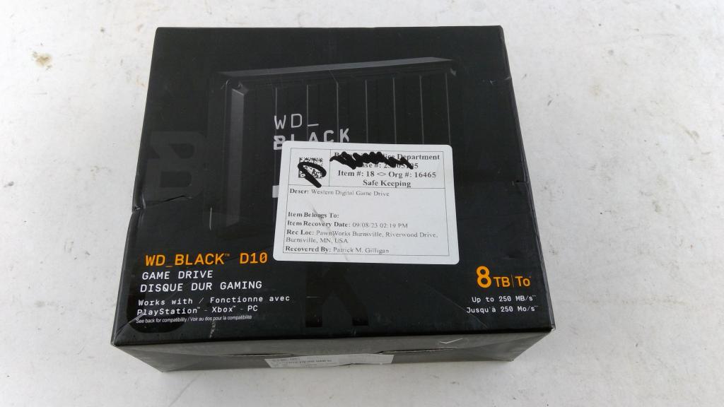 Western Digital Black Game Drive 8TB