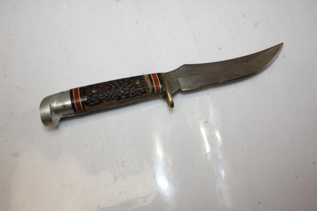 Western Fixed Blade Knife With Sheath Property Room