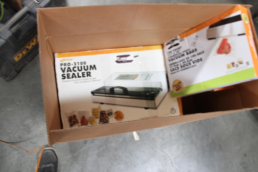 Weston Pro-2100 Vacuum Sealer With 11" Vacuum Bags