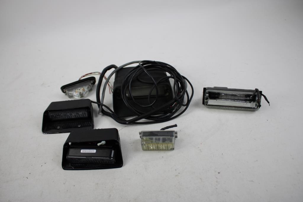 Whelen Patrol Vehicle Lights Bulk Lot, 7 Pieces