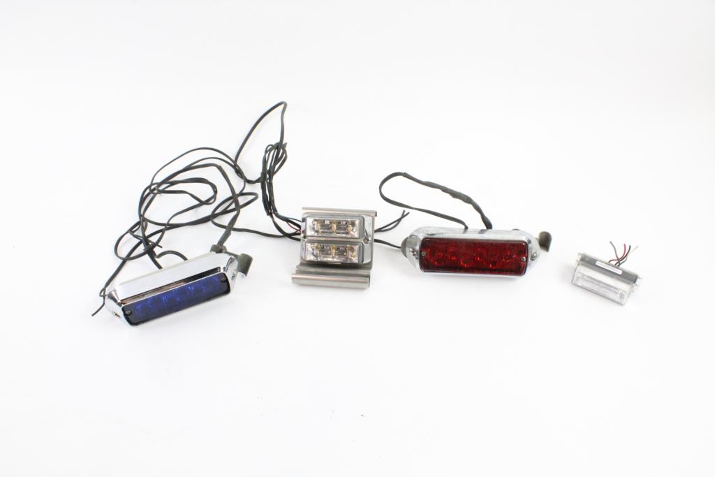 Whelen Police Lights, 4 Pieces Property Room