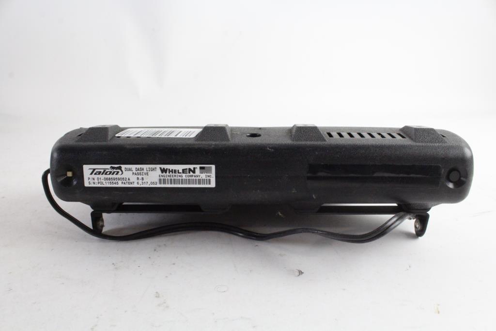 Whelen / Talon Dual Dash Light Passive Property Room