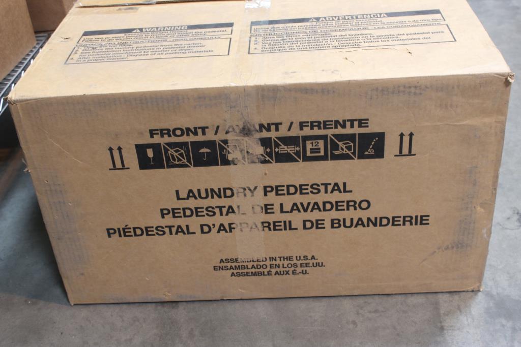Whirlpool 15 5 Duet White Laundry Pedestal With Drawer Whp1500sq