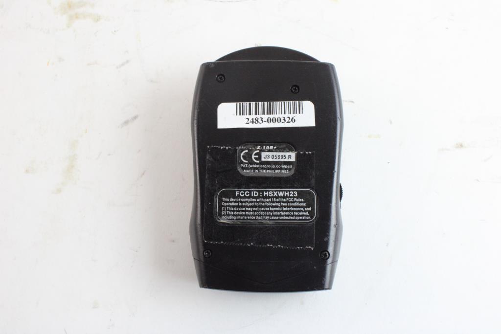 Whistler Radar Detector Property Room