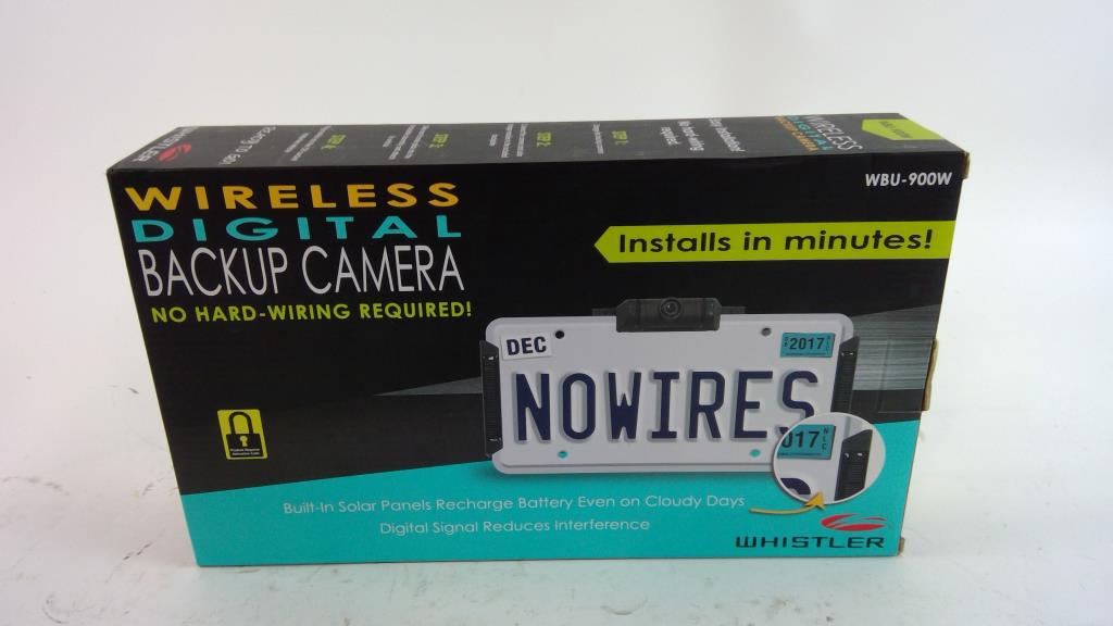 Whistler Wireless Digital Backup Camera Property Room