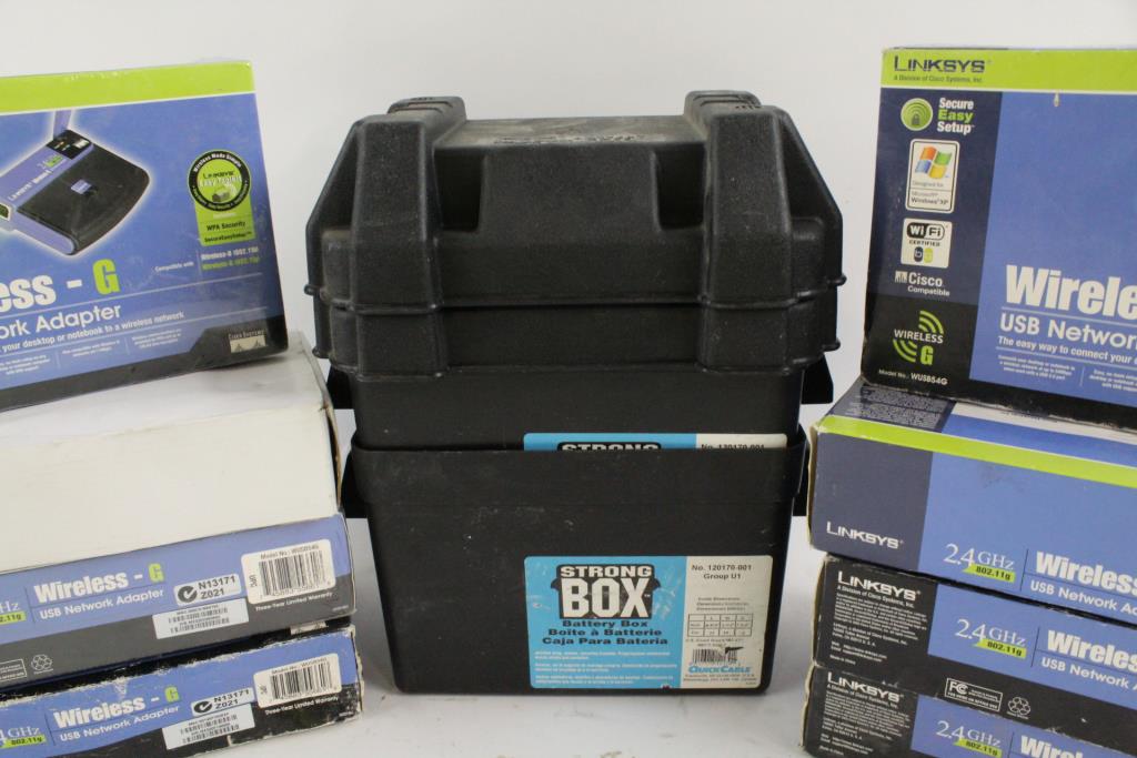 Wifi Adapters And Battery Boxes, 10 Pieces | Property Room