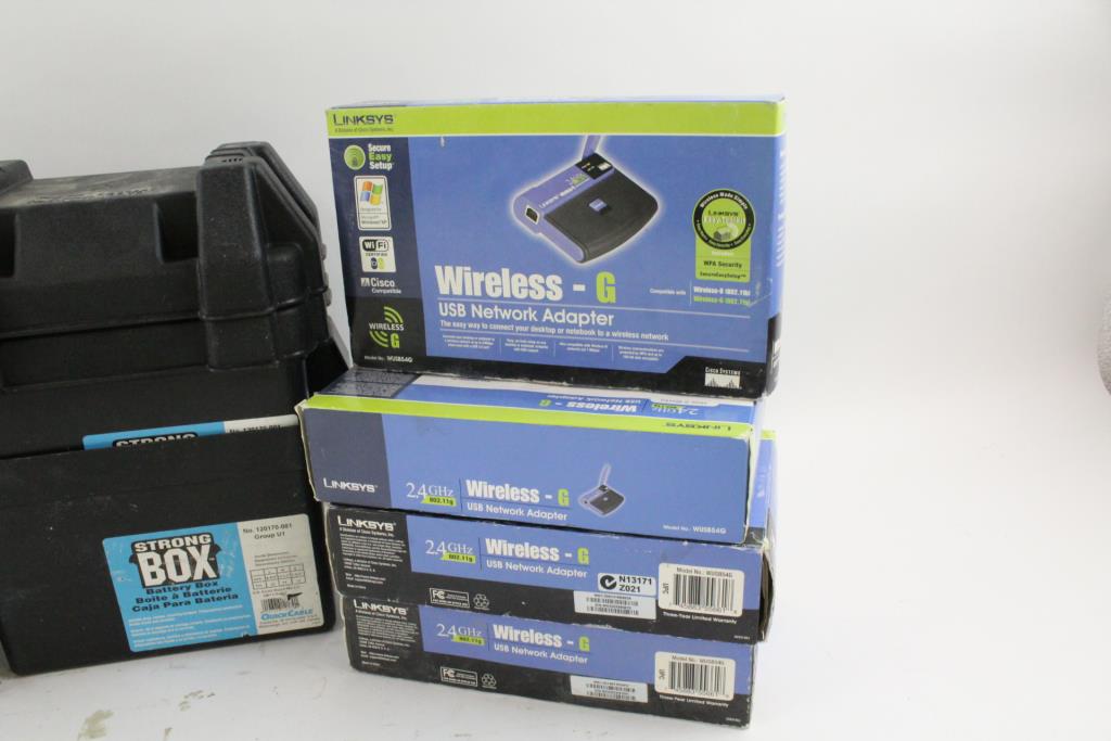 Wifi Adapters And Battery Boxes, 10 Pieces | Property Room
