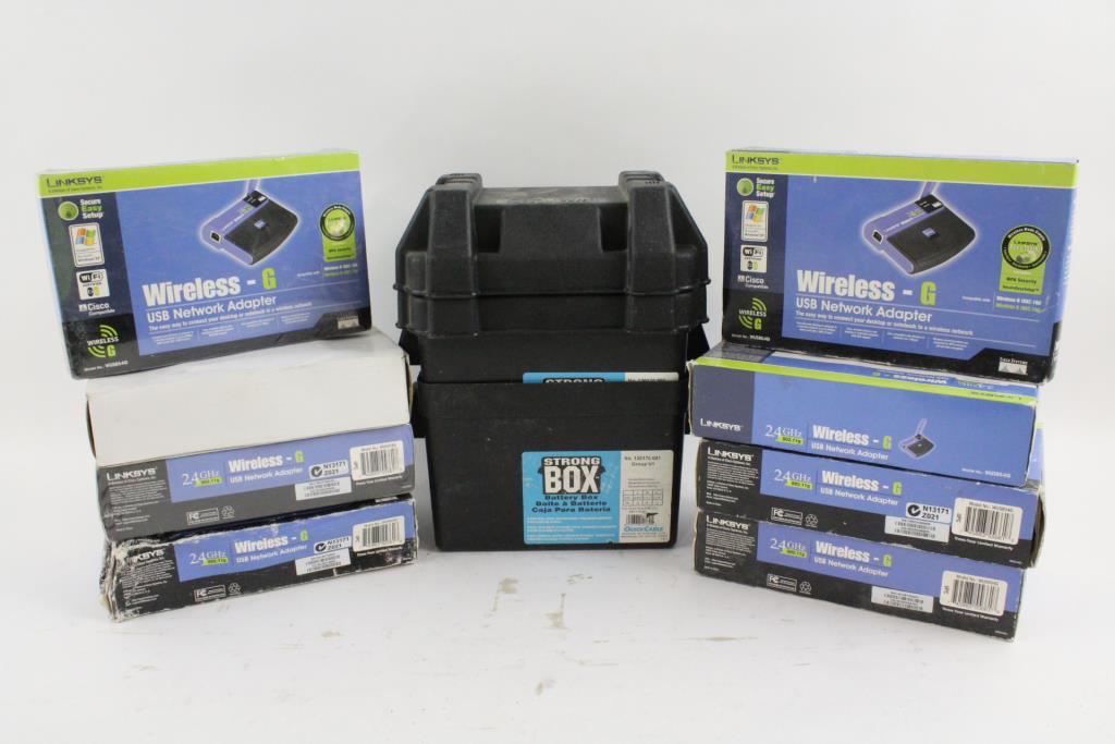 Wifi Adapters And Battery Boxes, 10 Pieces | Property Room