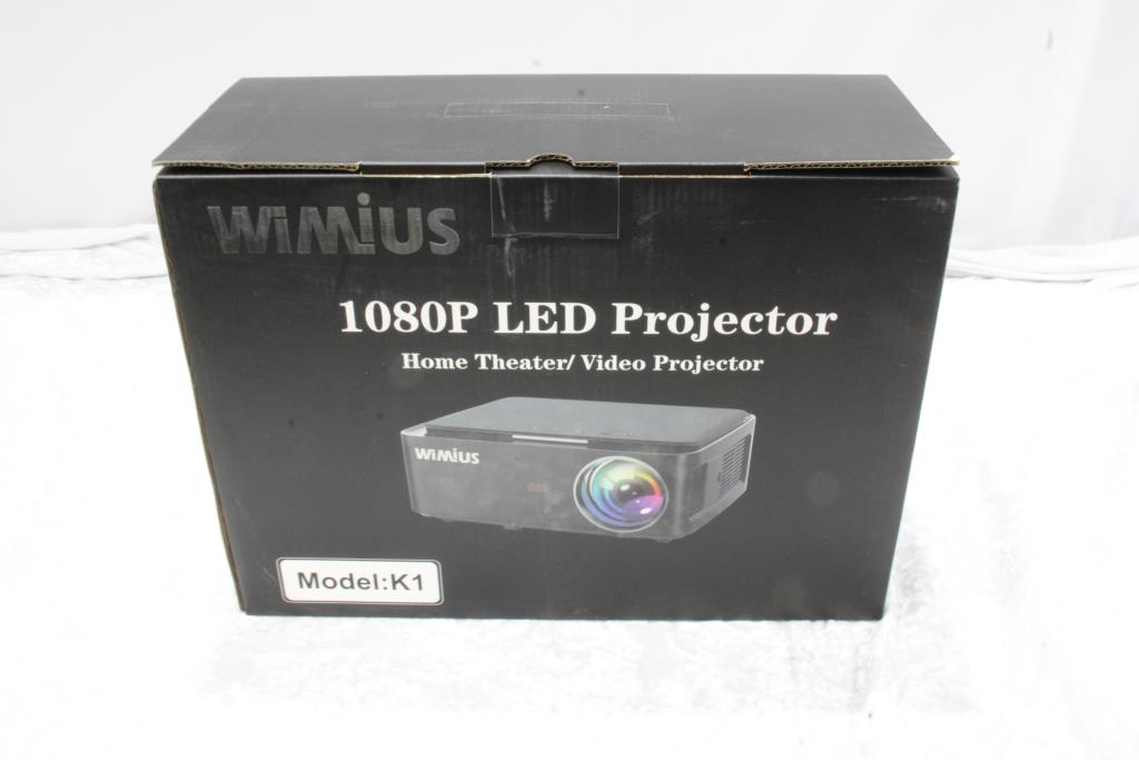 Wimius 1080p LED Projector Property Room