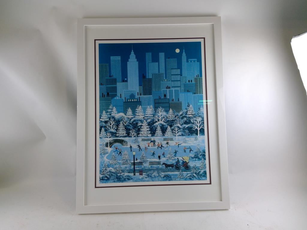 Winter Central Park Painting