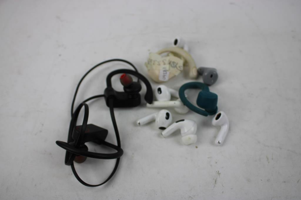 Wireless Earbuds Bulk Lot - LOOSE EARBUDS, MISSING PAIRS,  16 Pieces