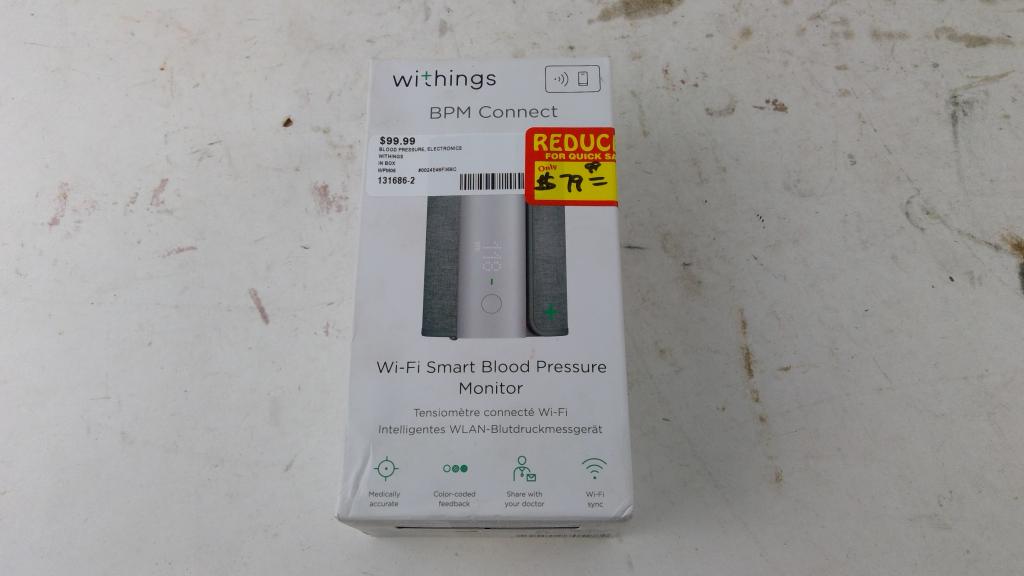 Withings BPM Connect Wi-fi Smart Blood Pressure Monitor