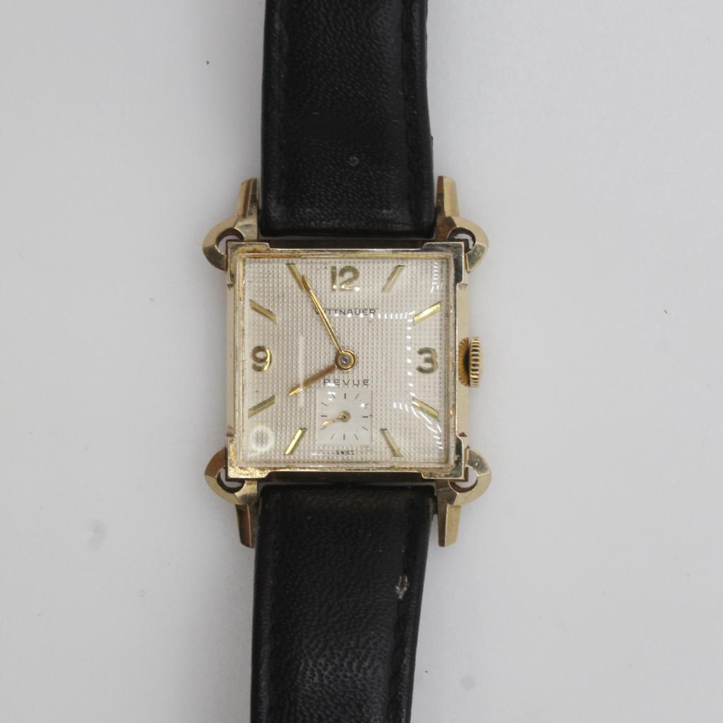 Wittnauer 10kt Gold Revue Watch